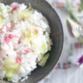 エディブルフラワーのちらし寿司☆自家製の桜の花の塩漬けと春キャベツで簡単おいしいレシピ